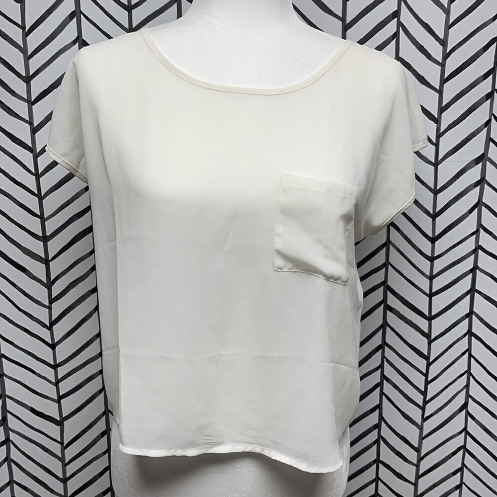 Xai Sheer Pocket Blouse